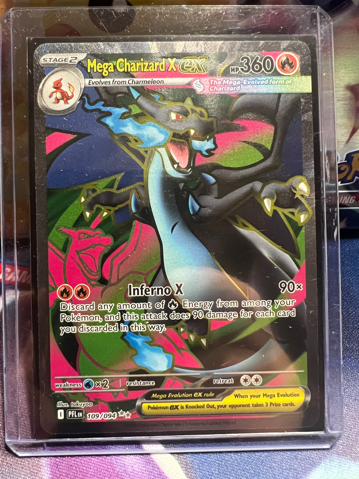 Mega Charizard X EX #109